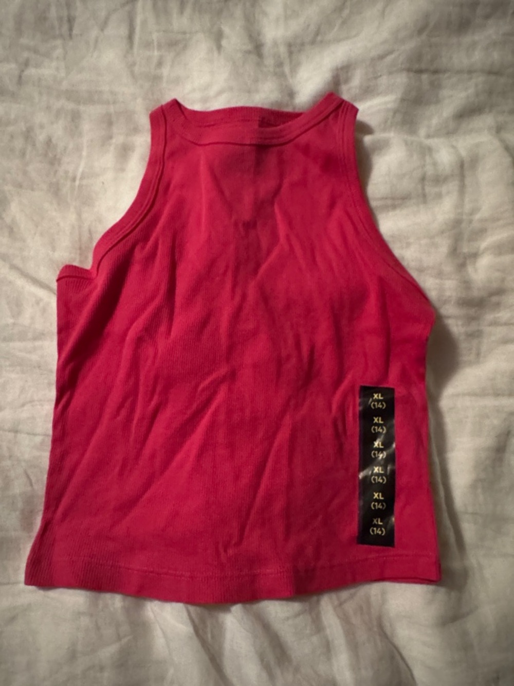 Gymboree Hot Pink Ribbed Tank Top
